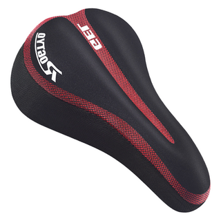 루미온 자전거 실리콘 안장 커버, 레드, 1개