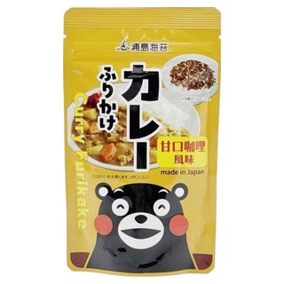 浦島熊本熊咖哩味香鬆, 1個, 45g