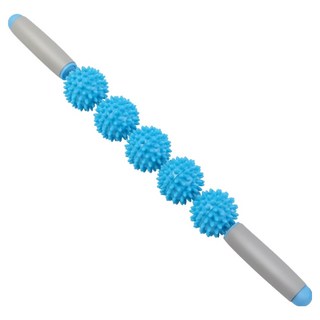 深層到位 涼感5點指壓按摩球, 7 藍色, 1個