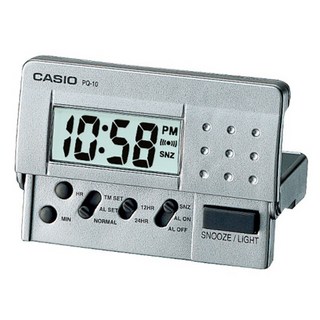 CASIO 卡西歐 輕巧電子鬧鐘, PQ-10D-8R