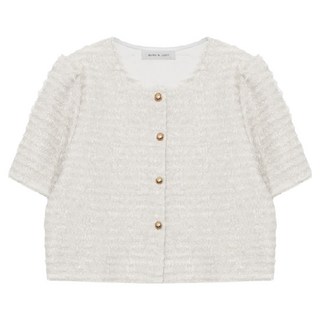 BURU N JUDY 女款羽毛紗粗花呢夾克 OREJK506B