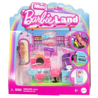 Barbie 芭比 商店系列 迷你芭比樂園, 款式隨機, 迷你娃娃屋, 1盒