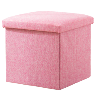 收納椅 正方形 25 x 25cm, 粉色, 1個