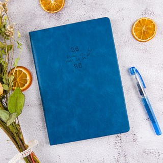 conifer 綠的事務 時錄3年誌 2026~2028年度日記本 精裝鋼筆紙筆記本, 1本, 湛光藍