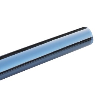 防窺隔熱抗UV玻璃貼 超CP款, 寶藍銀, 1捲