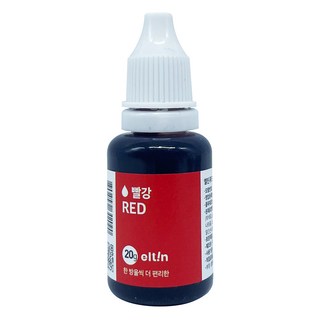 엘틴 푸드칼라 식용색소 진한 빨강, 20g, 1개