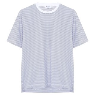 BASSO Homme 男士條紋Supima棉短袖T恤 WSZ2MK1