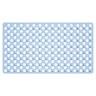 費歐家 吸盤式 浴室按摩防滑墊 洞洞款, 1個, 寶石藍