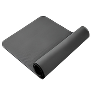 加厚超彈力NBR瑜珈墊 單人款, 1個, 灰色