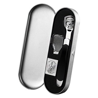 FaboraVo 硬皮腳皮去除玉米刨刀組 黑色, 1套