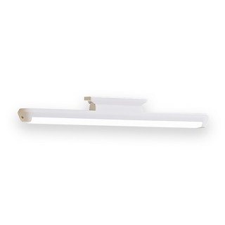 收納部屋 可充電LED智能學習燈 長34cm 三色光 白色 磁吸檯燈