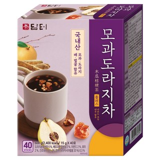 담터 모과 도라지차 플러스, 15g, 40개입, 1개