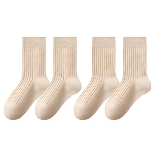 大童款 保暖除臭39%羊毛中筒襪 10~12歲 腳長22~24cm適用 2雙