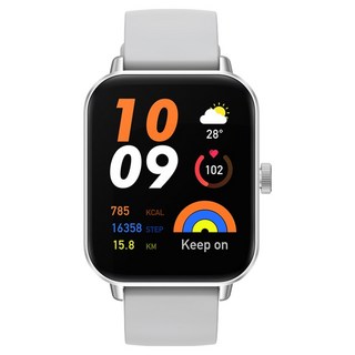 젤리타이거 통화가능 스마트워치 JELLYWATCH10, 실버, 46mm, GPS + 블루투스