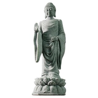 Second Best 藍砂石佛像佛教裝飾品, 1個, 蓮花2