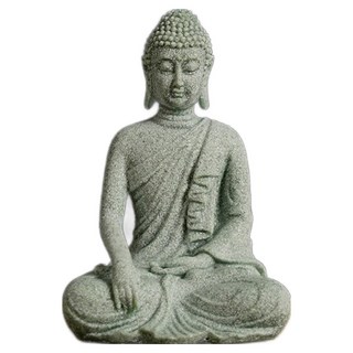 Secondbest 藍砂石佛像佛教裝飾品 S, 1個, type4