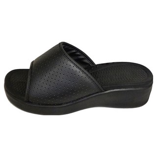 TOPUS 女性用舒適雙層氣墊鏤空拖鞋 4cm