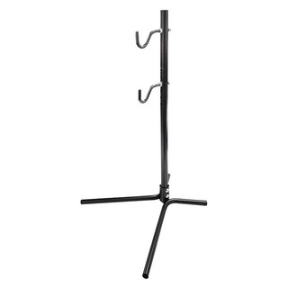 DIBOTE 迪伯特 直立可調式V型掛勾立車展示架，黑色，適用多種尺寸自行車，穩固安全, 1個, 31.5 x 31 x 61cm