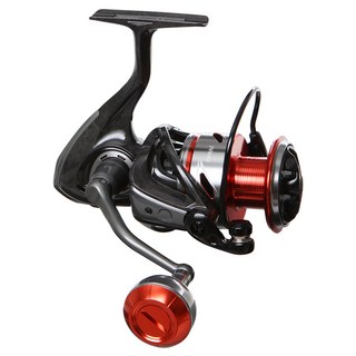 okuma 寶熊釣具 雙魚座 紡車式捲線器, PISCES 5000A, 黑色 + 紅色