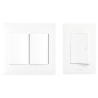 Legrand 羅格朗 Apela 白色 Simple 2聯用3開關 + 1開關 套組, 1套