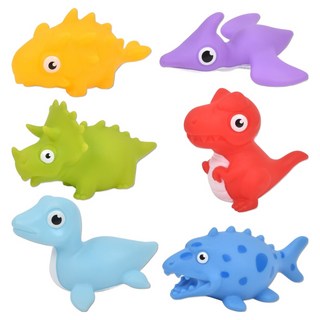 오즈토이 러버 목욕놀이 인형 6종, SQ22014-1 공룡, 1세트