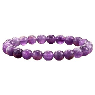 Homesell 紫水晶玉石手鍊 紫水晶 18cm, 1個