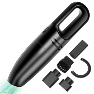 AHOYE 大吸力圓筒有線車用吸塵器/手持吸塵器/小吸塵器 120W, 單一商品, 黑色