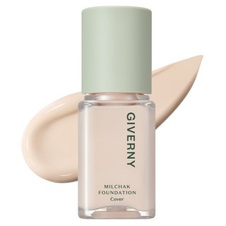 GIVERNY 極緻絲光持妝粉底液 SPF30 PA++, 01NW Icy, 15ml, 1瓶