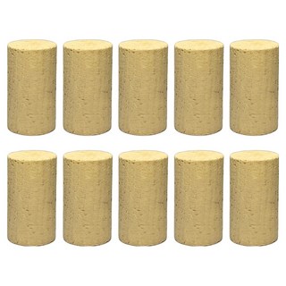 원통형 코르크 와인병 마개, 브라운, 10개