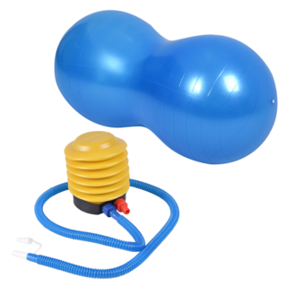 THE ONE UNITED 環保防爆瑜珈花生球 附腳踏式充氣筒, 藍色