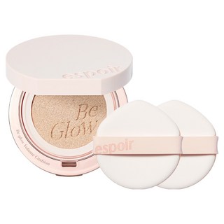 espoir 艾絲珀 Be Glow Volume晶鑽水光氣墊粉餅 13g+粉撲 2入組, 13 瓷器, 1個