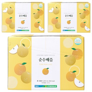 羅州梨園藝農協 鮮榨純梨汁, 30個, 120ml