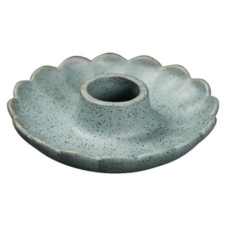 多功能聖木鼠尾草線香托盤 9.3 x 3.6cm 蔚藍點狀 線香爐