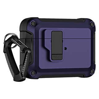 Aesor 防撞開關保護殼, 1個, 紫色, AirPods Pro 2