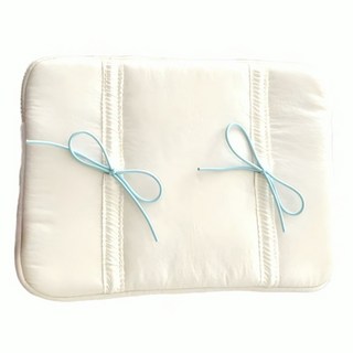 蕉蕉購物 韓系ins蝴蝶結平板電腦包 10~11吋平板電腦適用, 1個, 白藍色