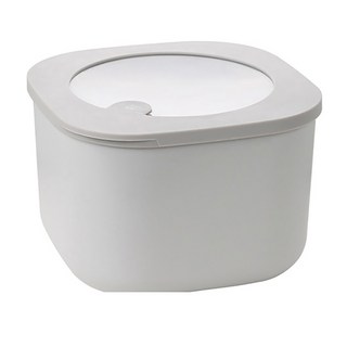 第三代冷熱微波便當保鮮盒 L, 灰色, 1個