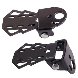 DIBOTE 迪伯特 自行車後座摺疊踏板, 黑色, 1組