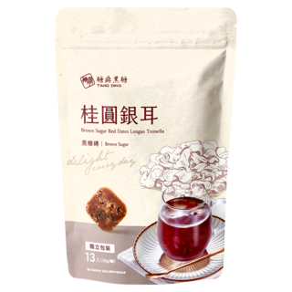 糖鼎 黑糖磚 桂圓銀耳, 30g, 13顆, 1包