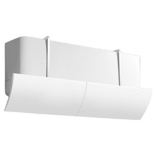 DULU 多用途人氣熱銷冷氣擋風板 Type 2 白色 80 x 18 cm 固定式, 1個, 單一商品