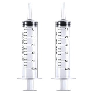Samaqua 寵物護理餵食注射器, 2個, 透明