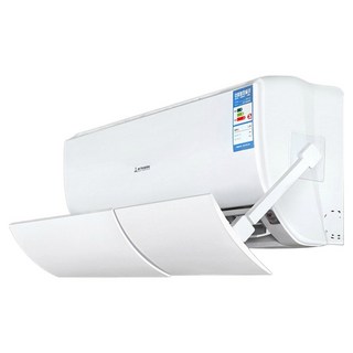 普凱 掛式冷氣擋風板 白色, 1個, 單一商品