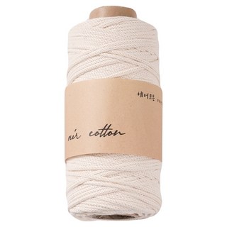 空氣棉編織線 250g, 1個, 無色