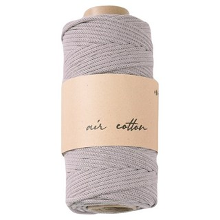 空氣棉編織線 250g, 1個, 06灰色