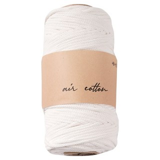 空氣棉編織線 250g, 1個, 11米白色