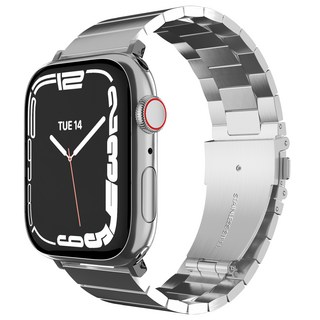 MAGEASY 不鏽鋼鏈錶帶, 銀色, 1個