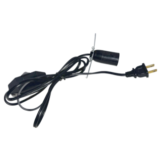 鹽燈專用E12黑微調線, 1個