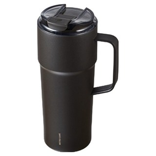 LocknLock 樂扣樂扣 都會咖啡陶瓷隨行杯 LHC4418BLK, 750ml, 1個, 黑色