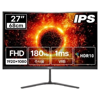 acer 宏碁 FHD 180Hz IPS 無亮點電競螢幕, 68cm, NITRO KG270 M5