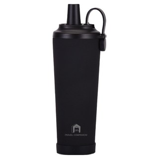 7822 Shop 生活選物 旅伴磁吸珍奶杯, 墨黑色, 830ml, 1個