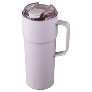 LocknLock 樂扣樂扣 都會咖啡陶瓷隨行杯 LHC4418LVOL, 750ml, 1個, 淡紫色